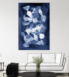 Indigo Glass II by Grace Popp on GIANT ART - blue abstract