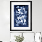 Indigo Glass II by Grace Popp on GIANT ART - blue abstract