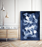 Indigo Glass II by Grace Popp on GIANT ART - blue abstract