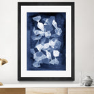 Indigo Glass II by Grace Popp on GIANT ART - blue abstract