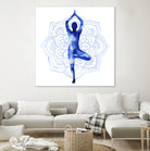 Yoga Flow III by Grace Popp on GIANT ART - blue leisure