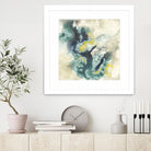 Citron Satellites II by Jennifer Goldberger on GIANT ART - green abstract