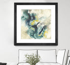 Citron Satellites II by Jennifer Goldberger on GIANT ART - green abstract