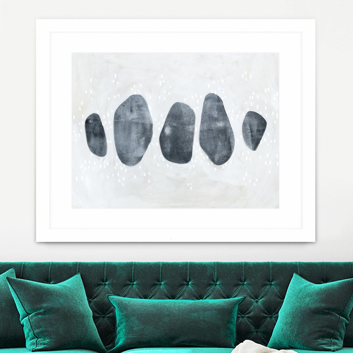 Stone Collection I by Emma Scarvey on GIANT ART - abstract