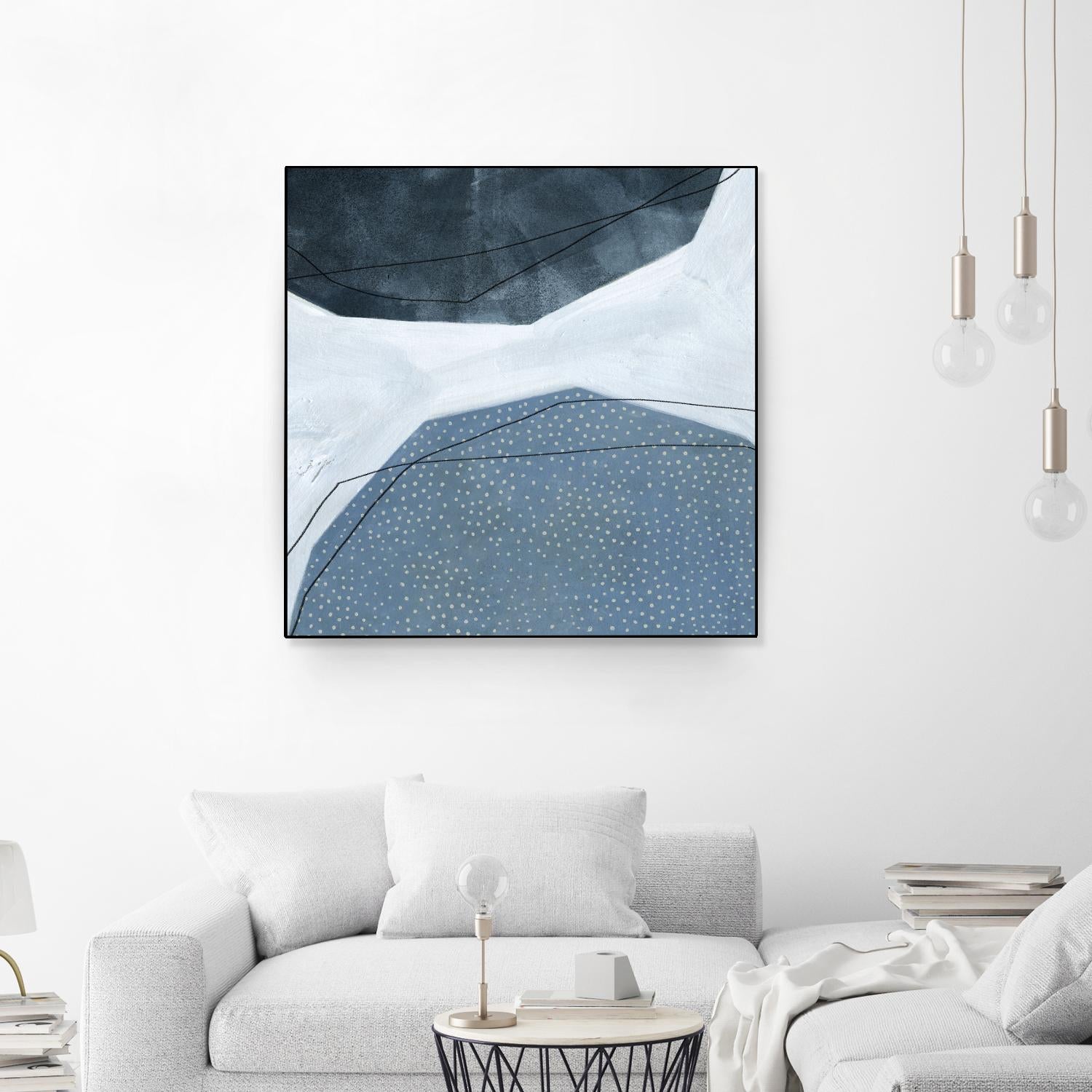 Adjacent Abstraction I by Emma Scarvey on GIANT ART - blue abstract