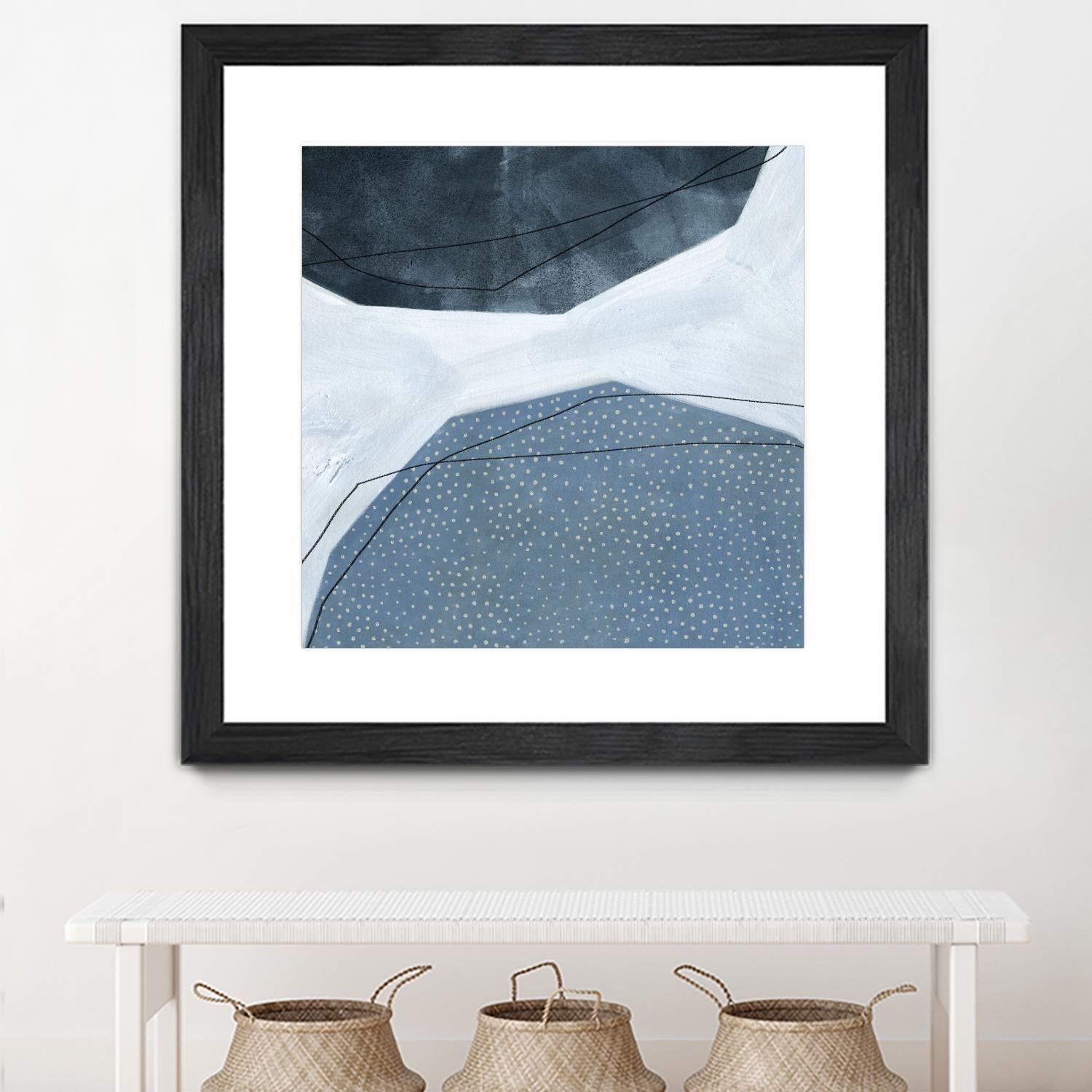 Adjacent Abstraction I by Emma Scarvey on GIANT ART - blue abstract