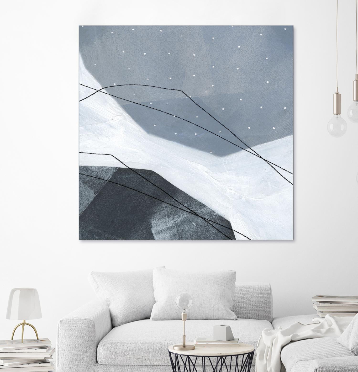 Adjacent Abstraction IV by Emma Scarvey on GIANT ART - blue abstract