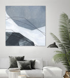 Adjacent Abstraction IV by Emma Scarvey on GIANT ART - blue abstract