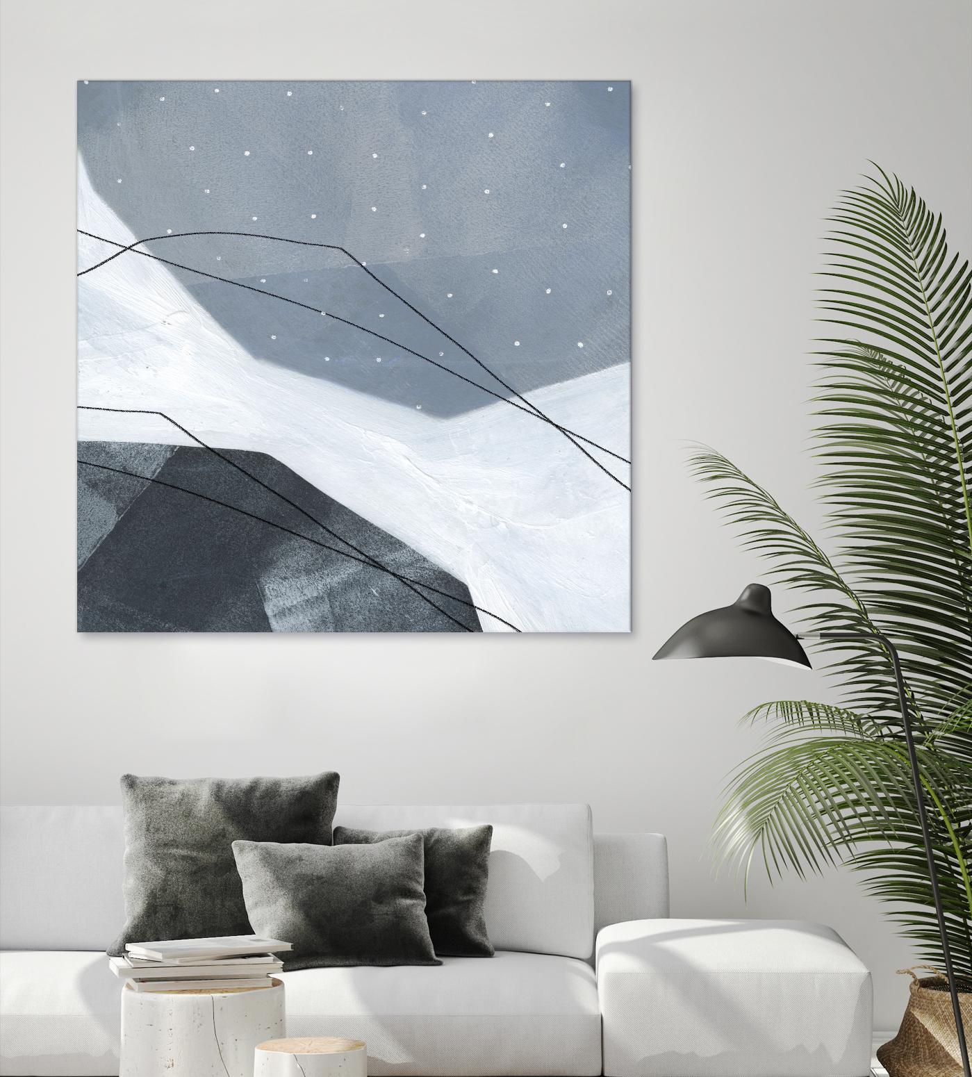 Adjacent Abstraction IV by Emma Scarvey on GIANT ART - blue abstract