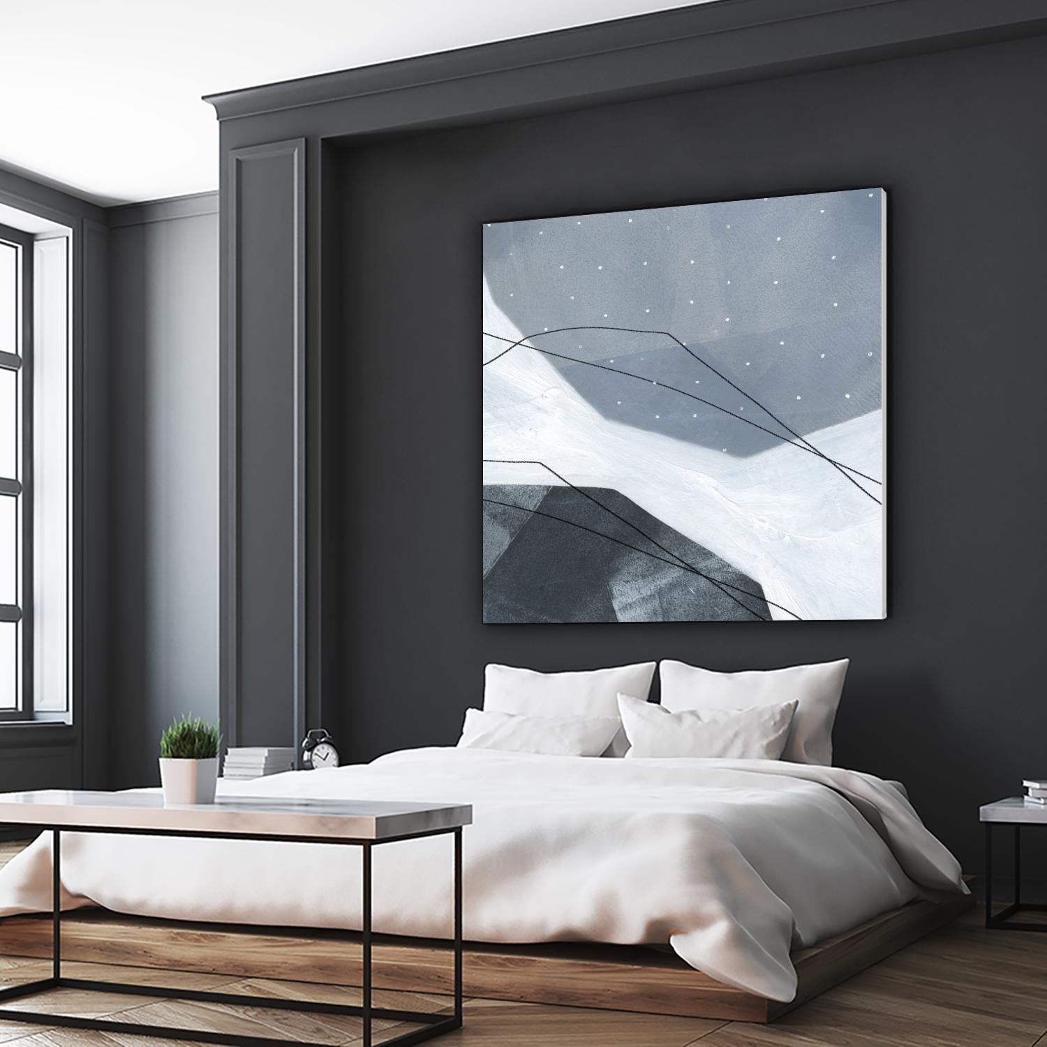 Adjacent Abstraction IV by Emma Scarvey on GIANT ART - blue abstract