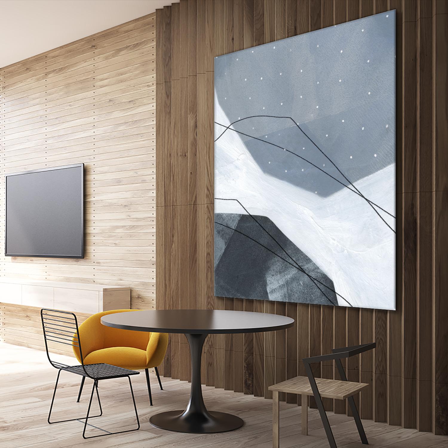 Adjacent Abstraction IV by Emma Scarvey on GIANT ART - blue abstract