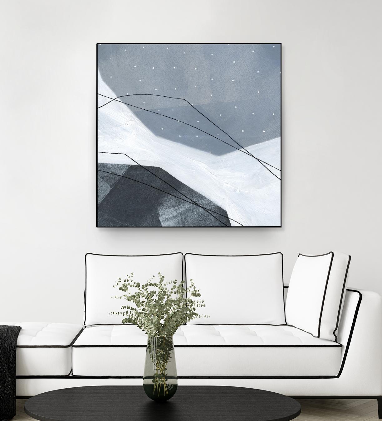 Adjacent Abstraction IV by Emma Scarvey on GIANT ART - blue abstract