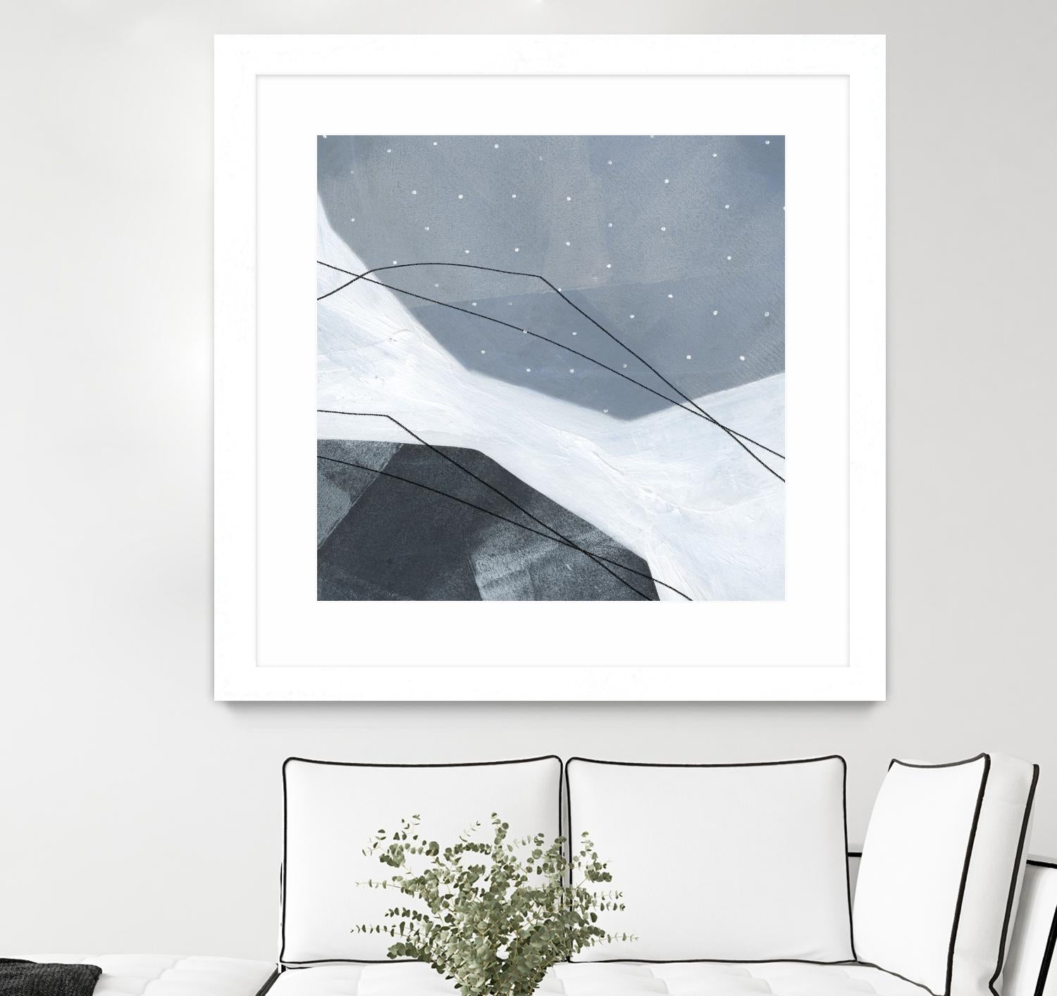 Adjacent Abstraction IV by Emma Scarvey on GIANT ART - blue abstract