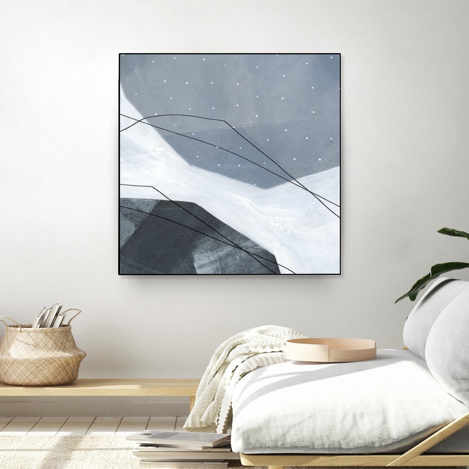 Adjacent Abstraction IV by Emma Scarvey on GIANT ART - blue abstract