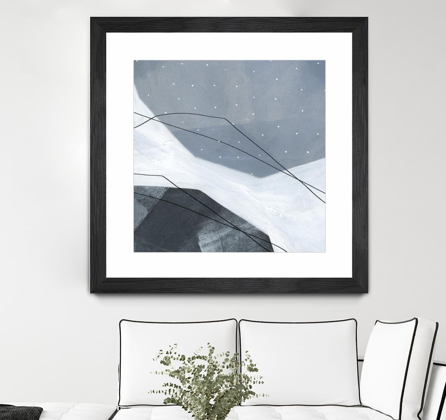 Adjacent Abstraction IV by Emma Scarvey on GIANT ART - blue abstract