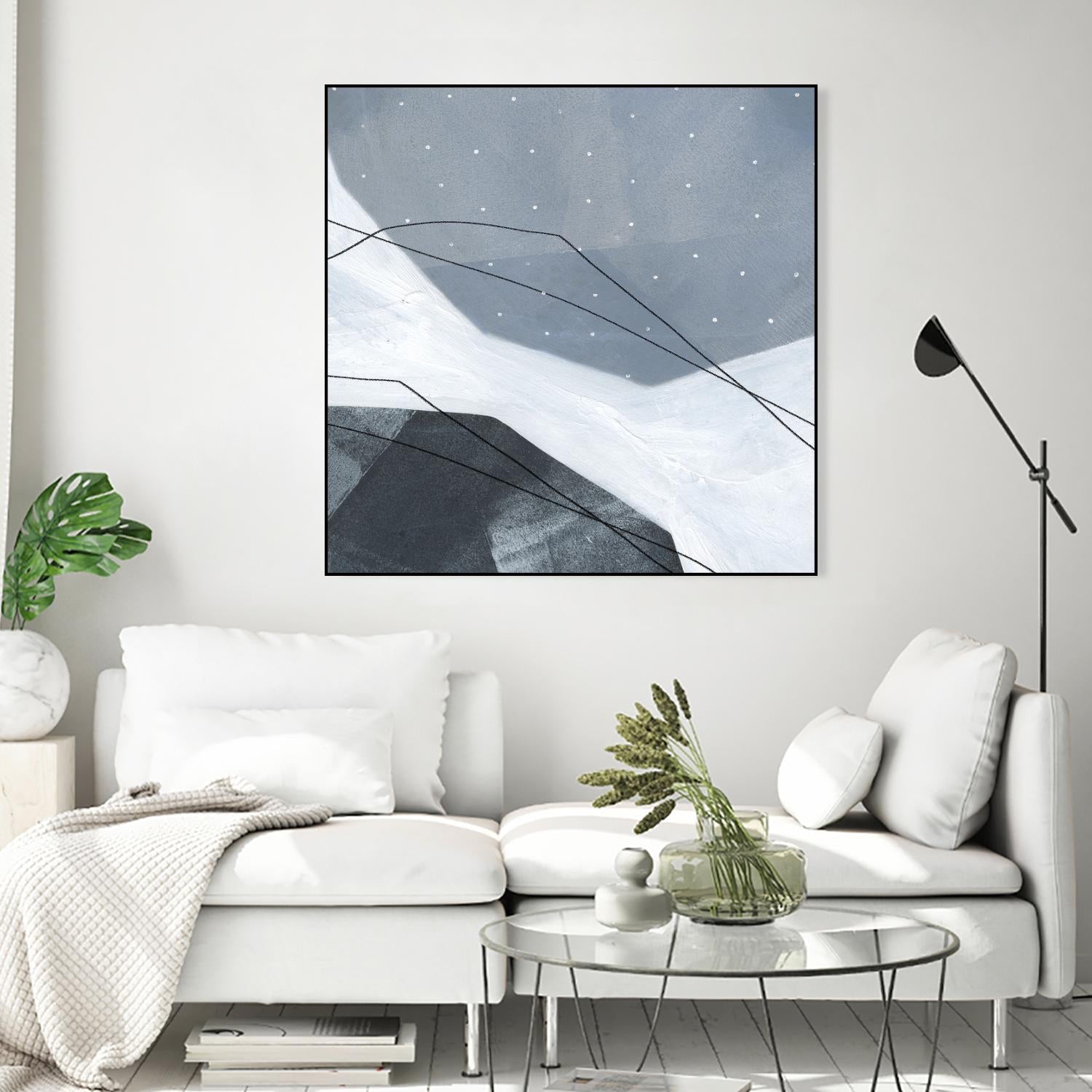 Adjacent Abstraction IV by Emma Scarvey on GIANT ART - blue abstract