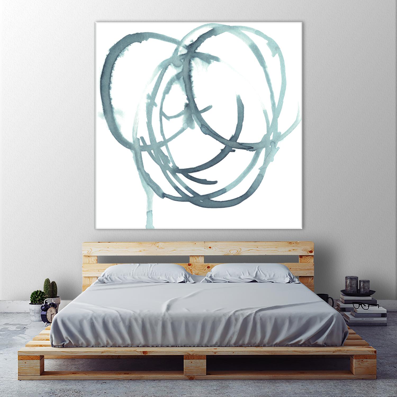 Dizzy I by Jennifer Paxton Parker on GIANT ART - green abstract