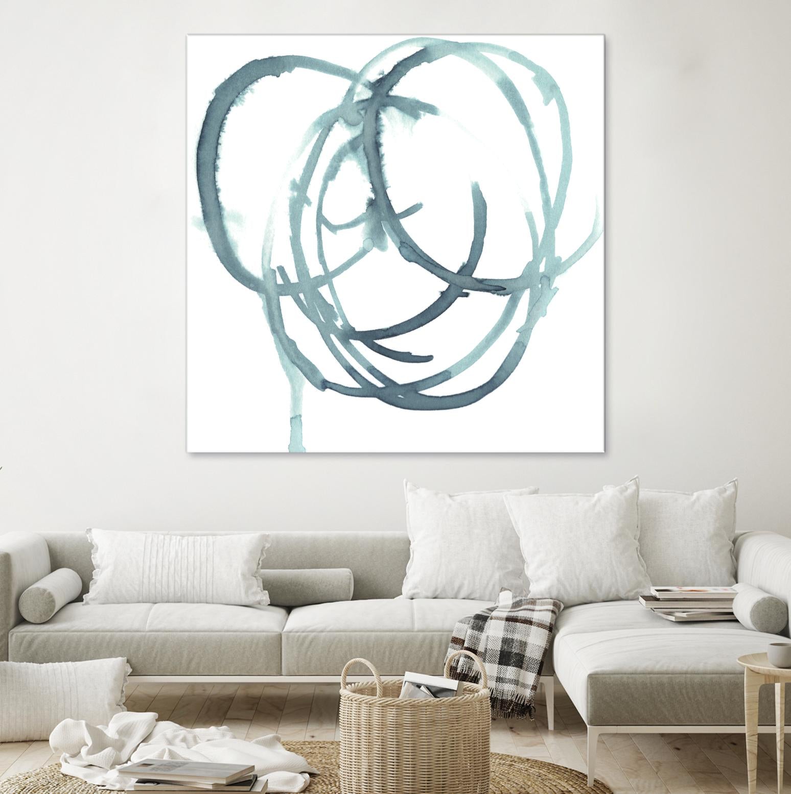Dizzy I by Jennifer Paxton Parker on GIANT ART - green abstract
