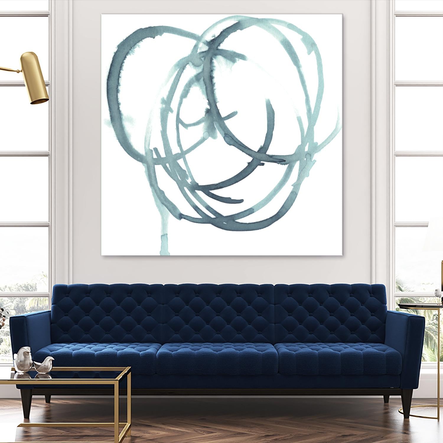 Dizzy I by Jennifer Paxton Parker on GIANT ART - green abstract