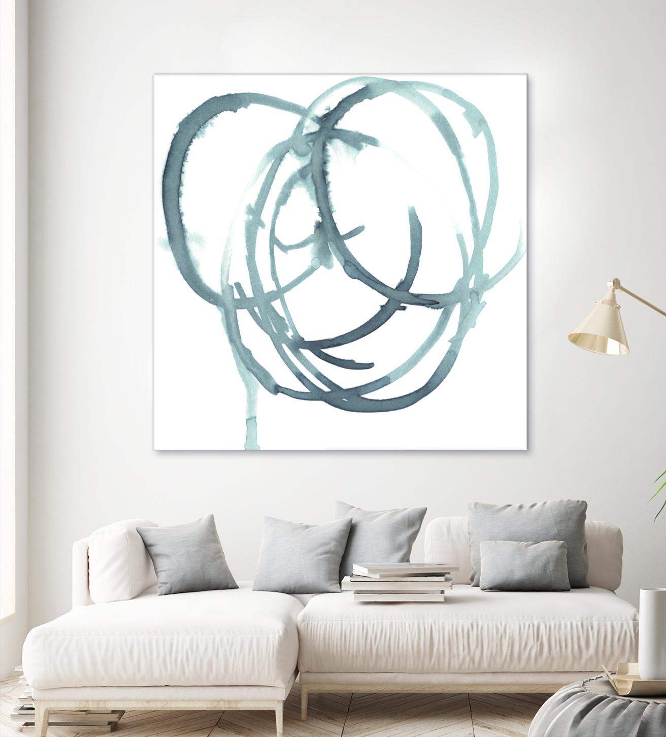 Dizzy I by Jennifer Paxton Parker on GIANT ART - green abstract