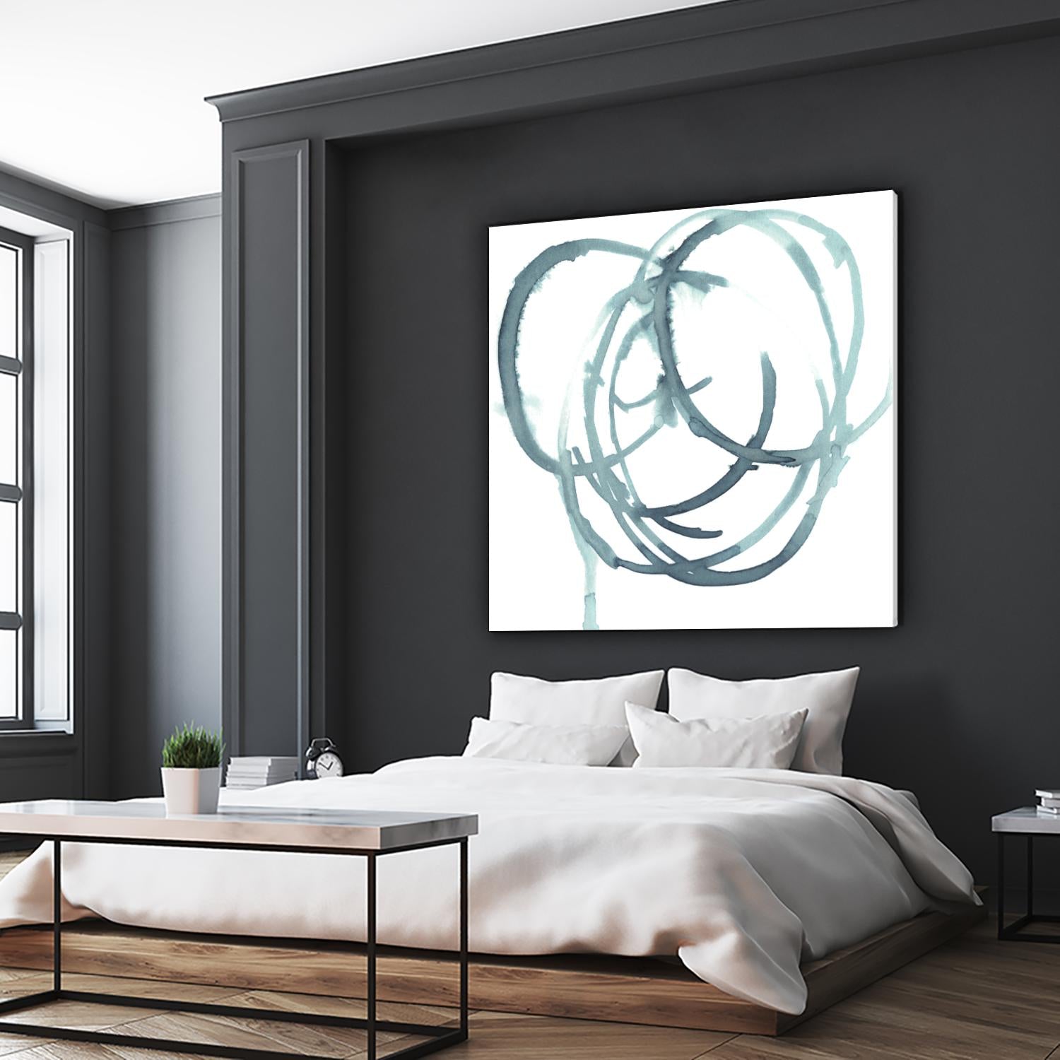 Dizzy I by Jennifer Paxton Parker on GIANT ART - green abstract