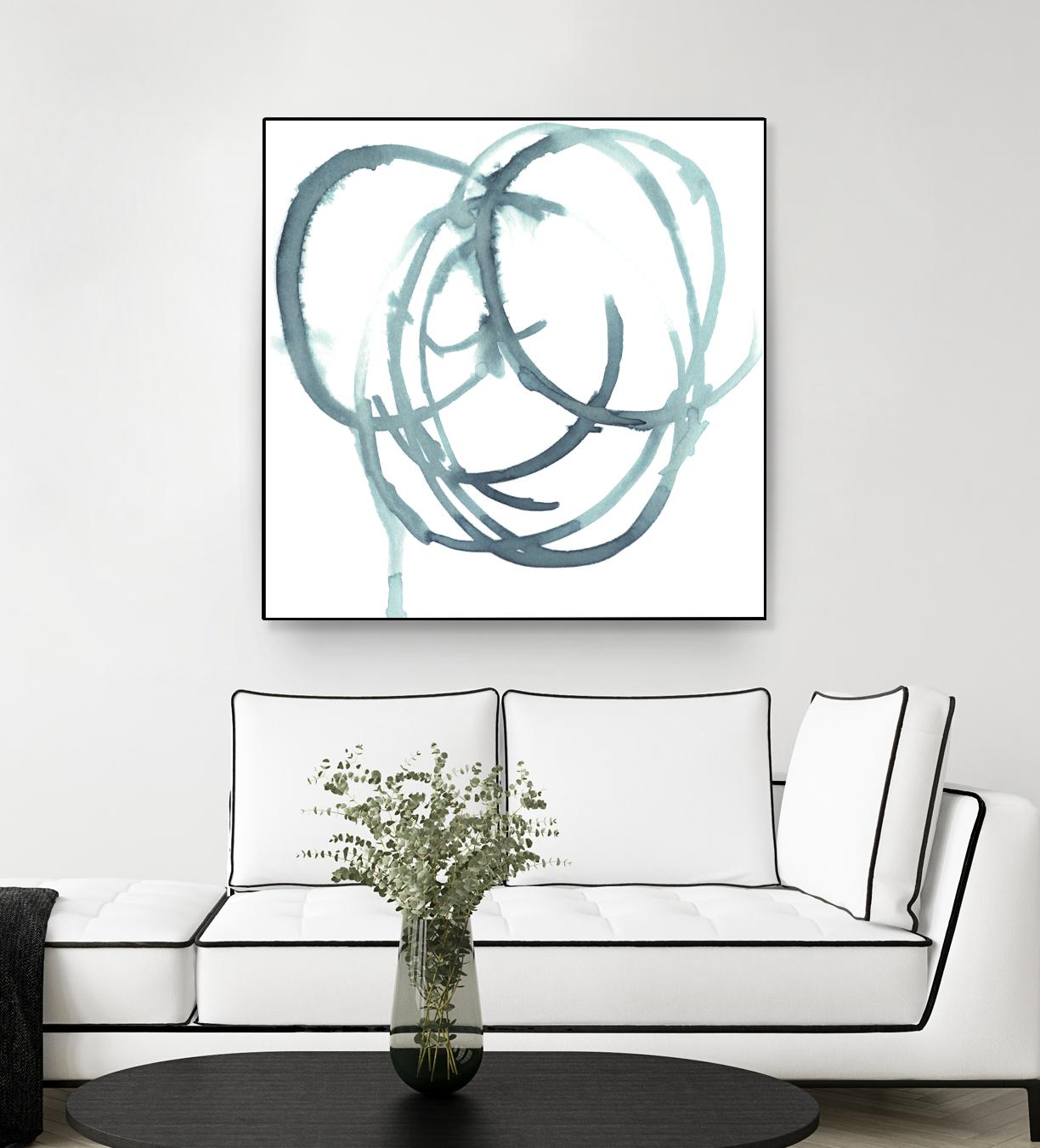 Dizzy I by Jennifer Paxton Parker on GIANT ART - green abstract