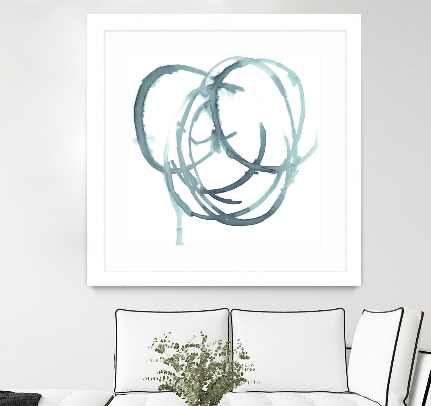 Dizzy I by Jennifer Paxton Parker on GIANT ART - green abstract