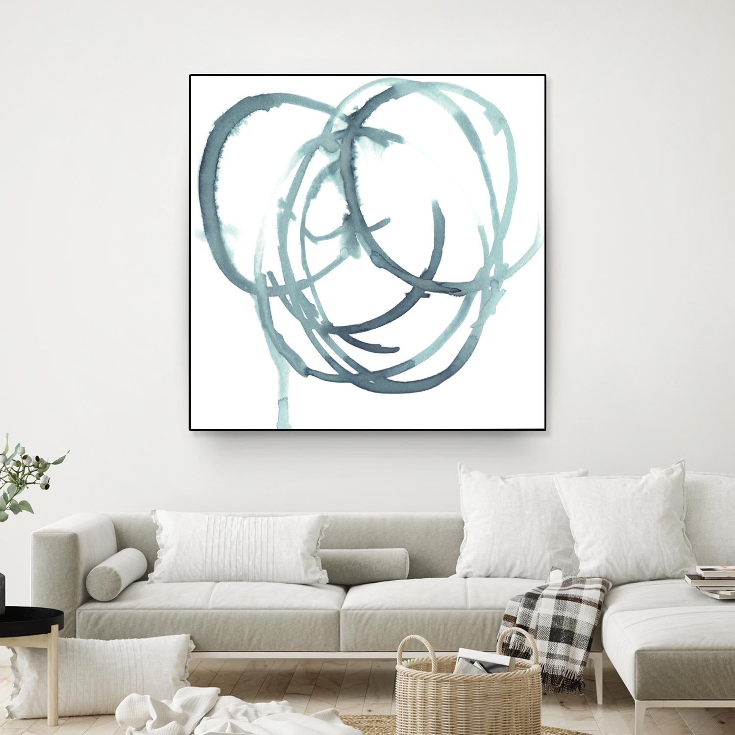 Dizzy I by Jennifer Paxton Parker on GIANT ART - green abstract
