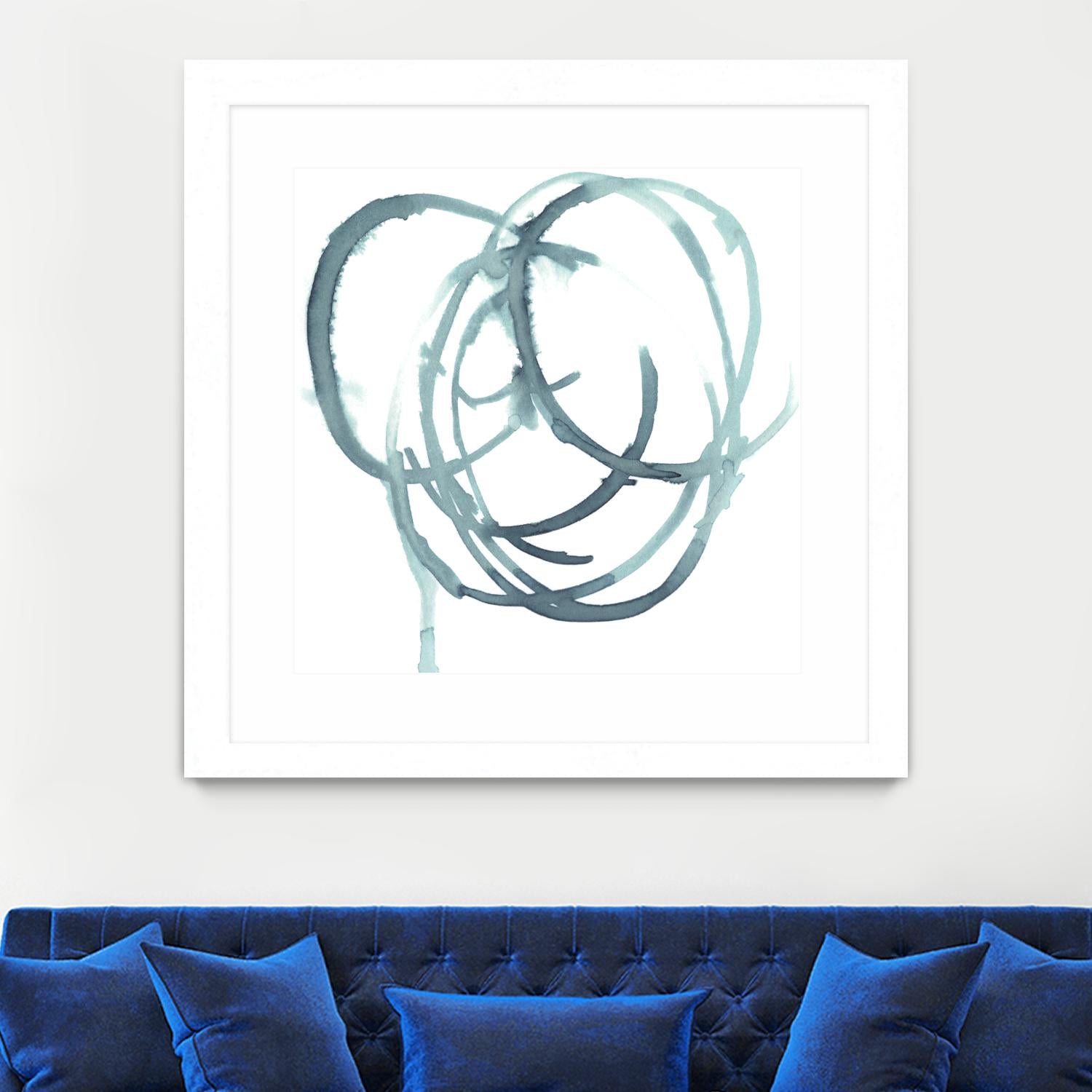 Dizzy I by Jennifer Paxton Parker on GIANT ART - green abstract