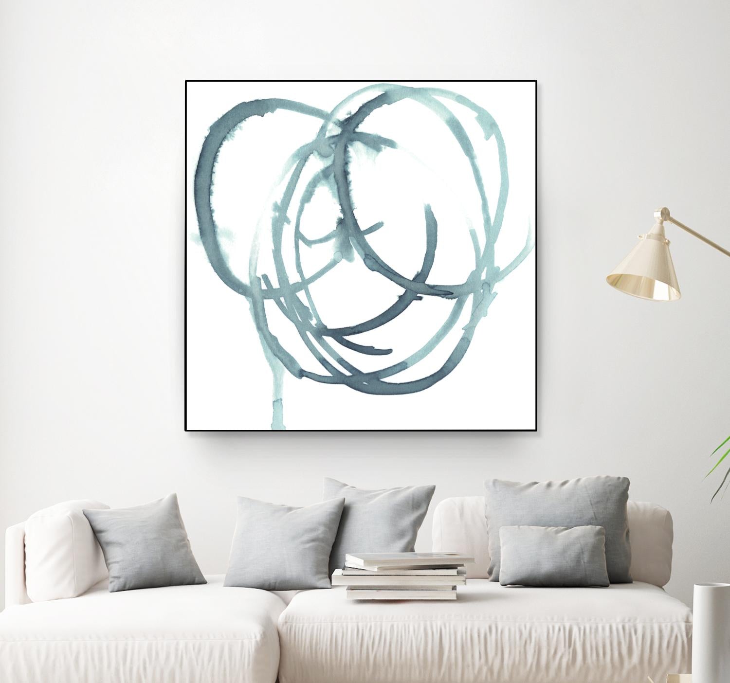 Dizzy I by Jennifer Paxton Parker on GIANT ART - green abstract