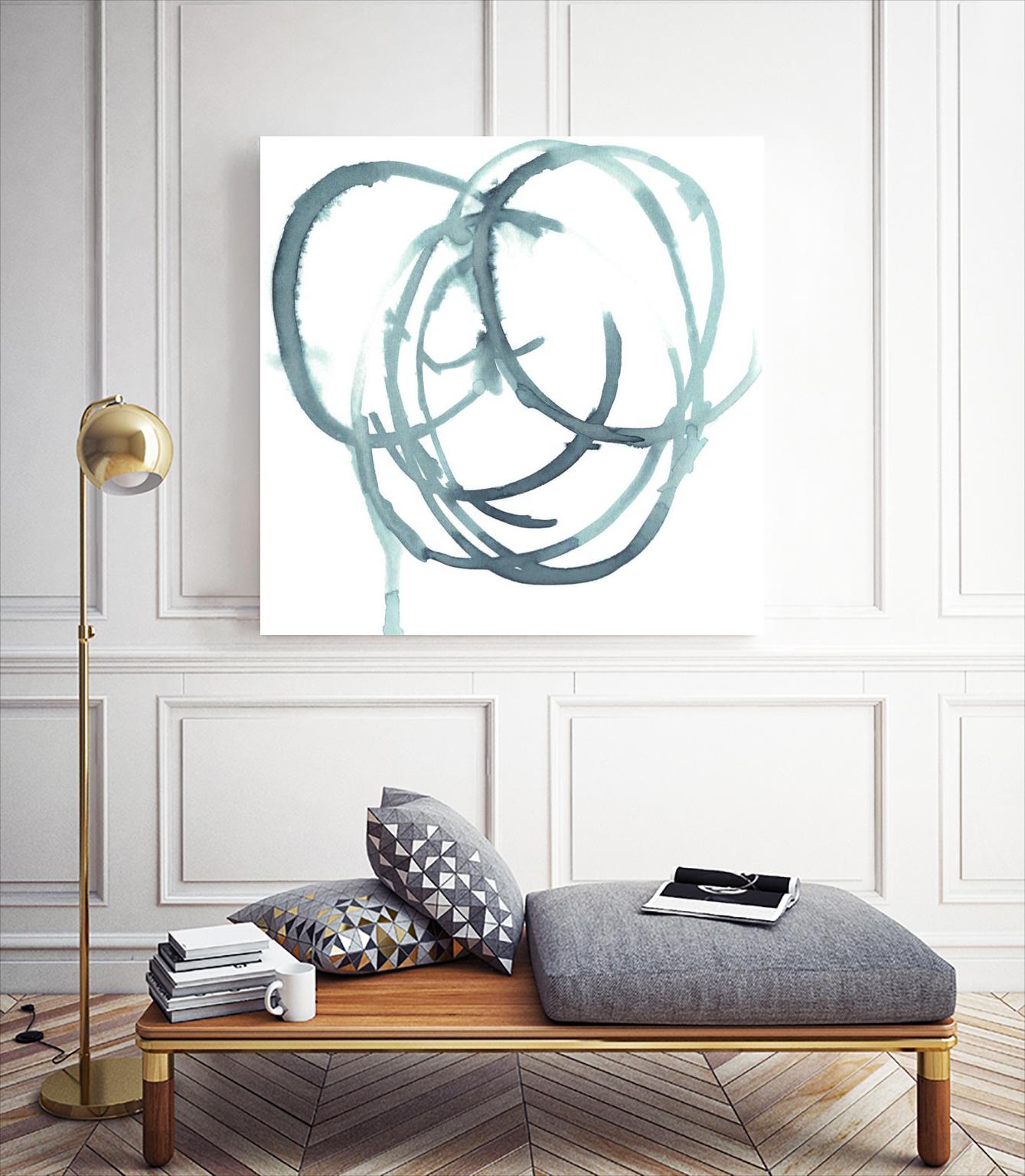 Dizzy I by Jennifer Paxton Parker on GIANT ART - green abstract