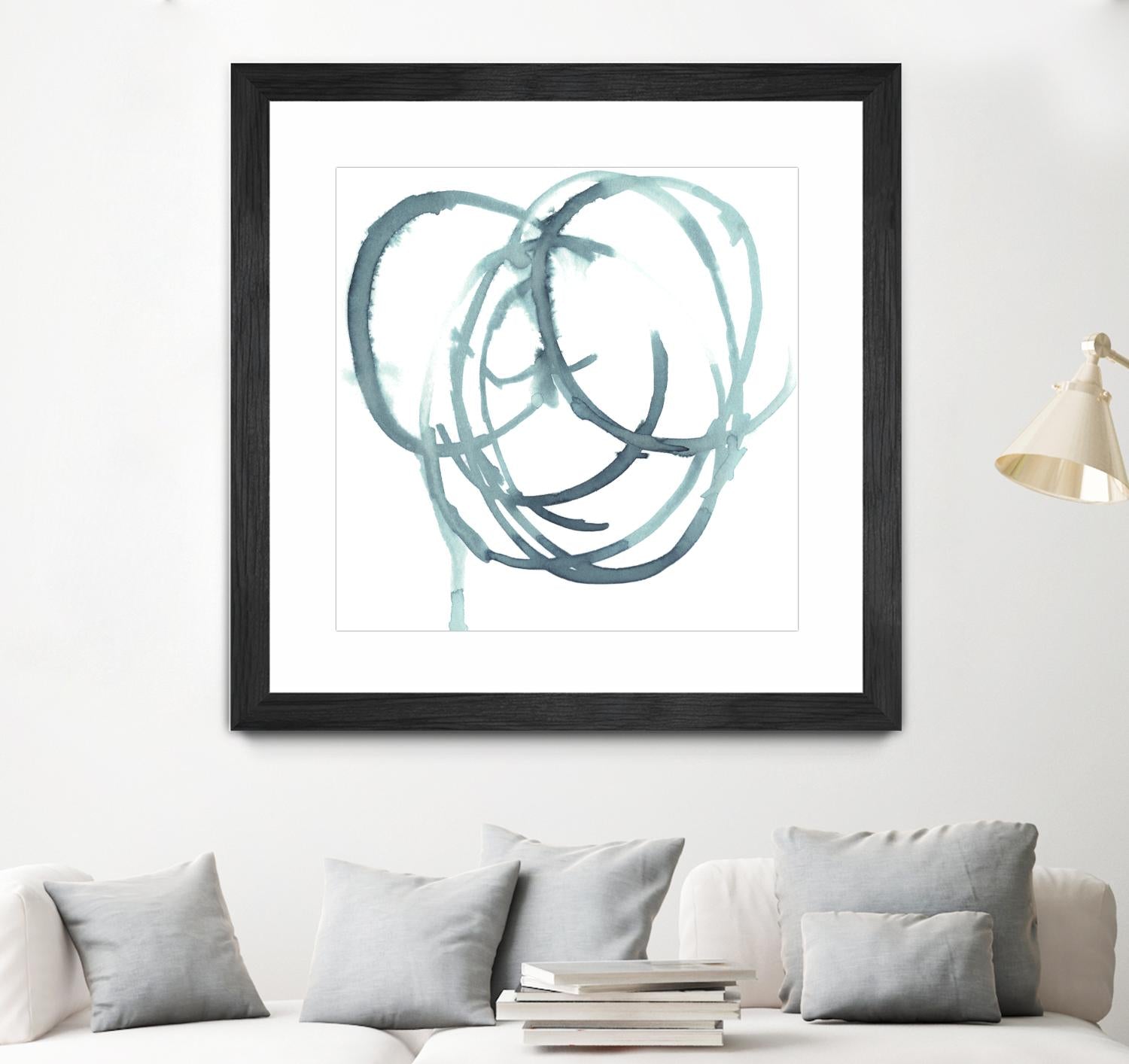 Dizzy I by Jennifer Paxton Parker on GIANT ART - green abstract