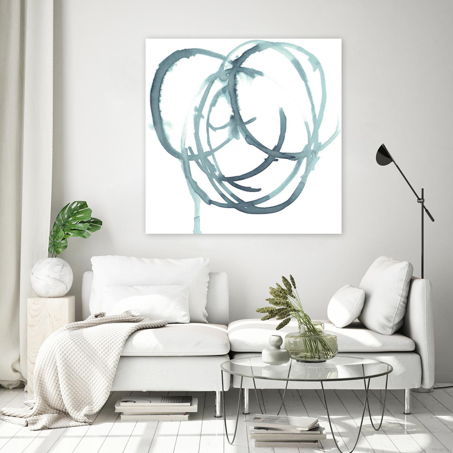 Dizzy I by Jennifer Paxton Parker on GIANT ART - green abstract