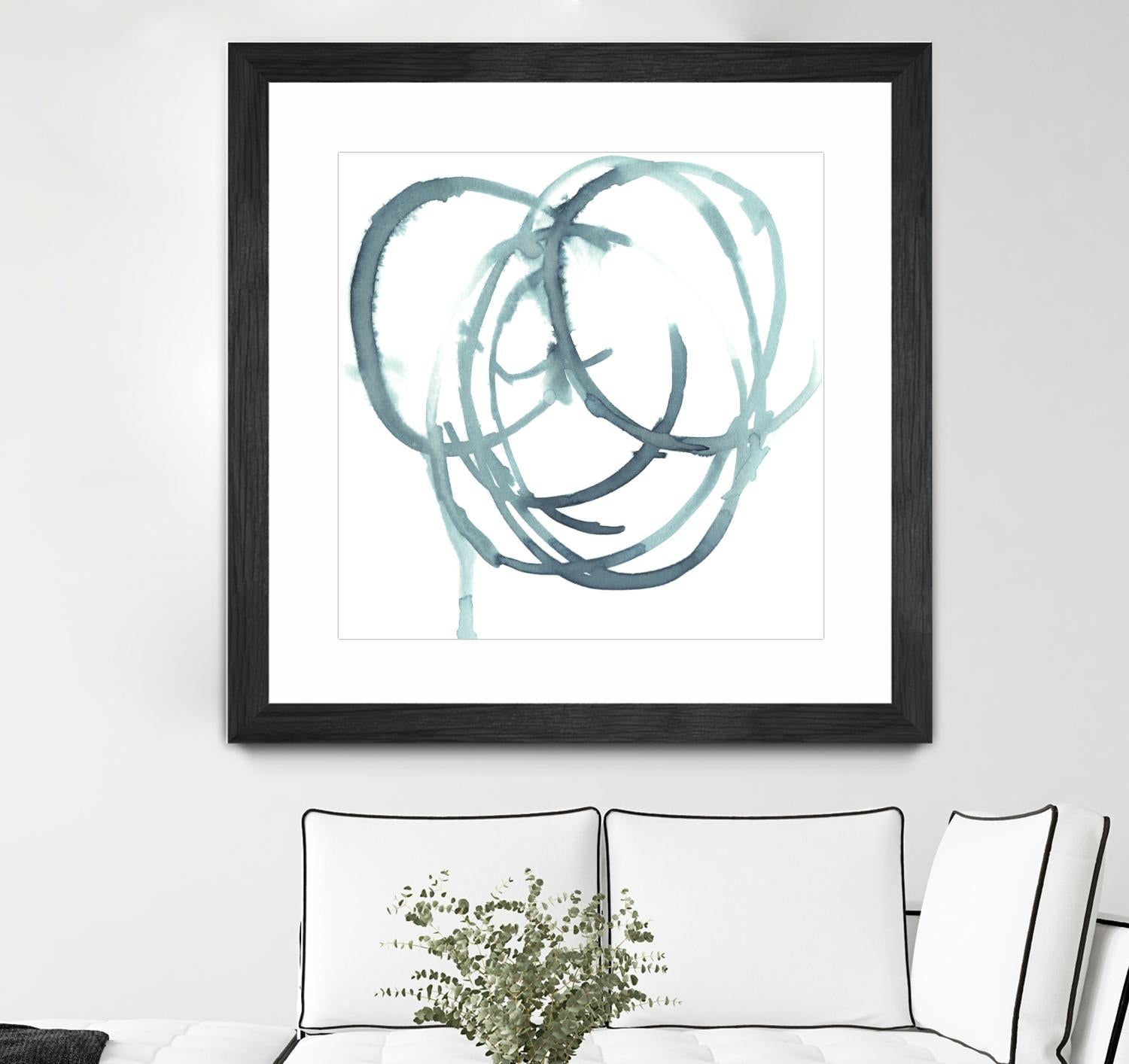 Dizzy I by Jennifer Paxton Parker on GIANT ART - green abstract