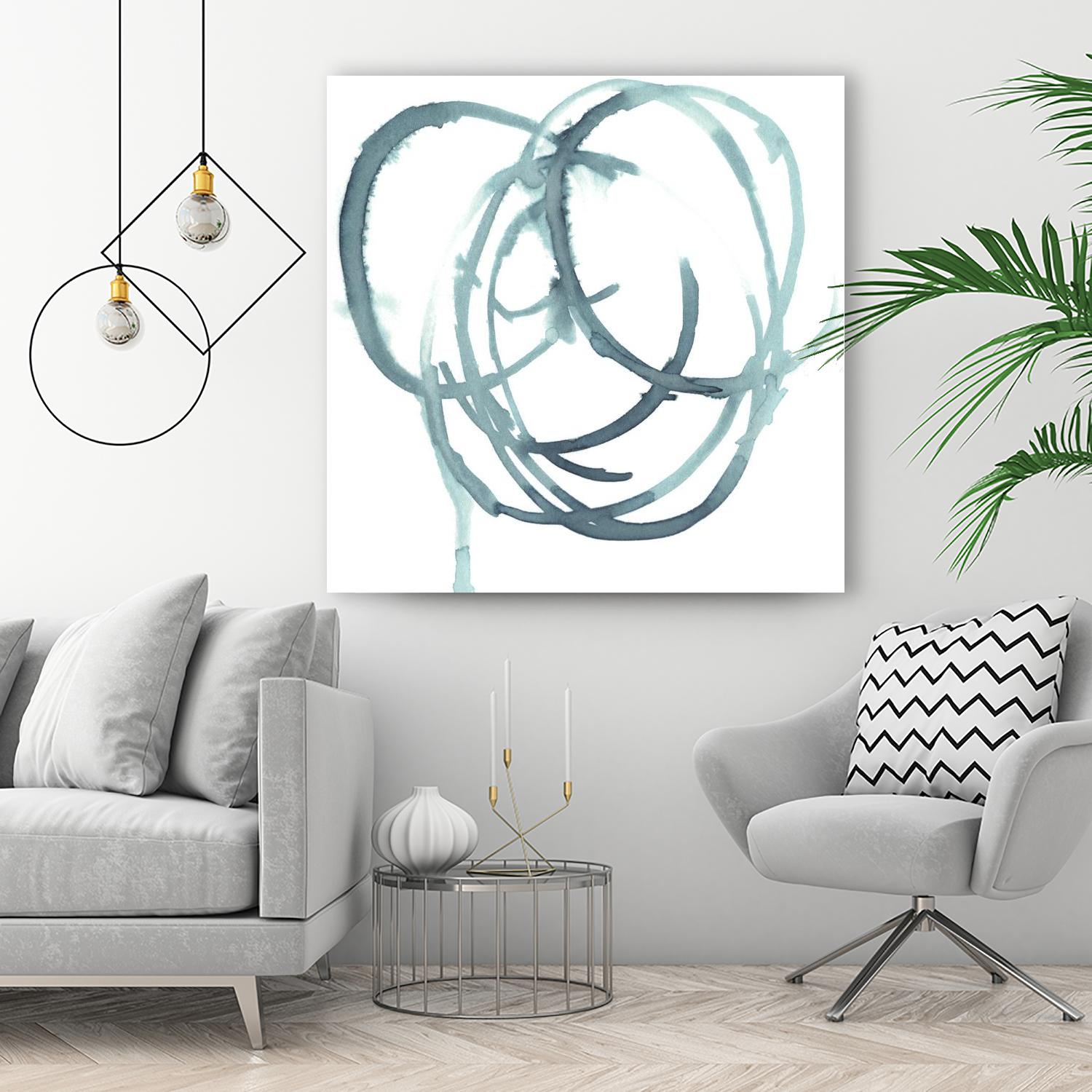 Dizzy I by Jennifer Paxton Parker on GIANT ART - green abstract