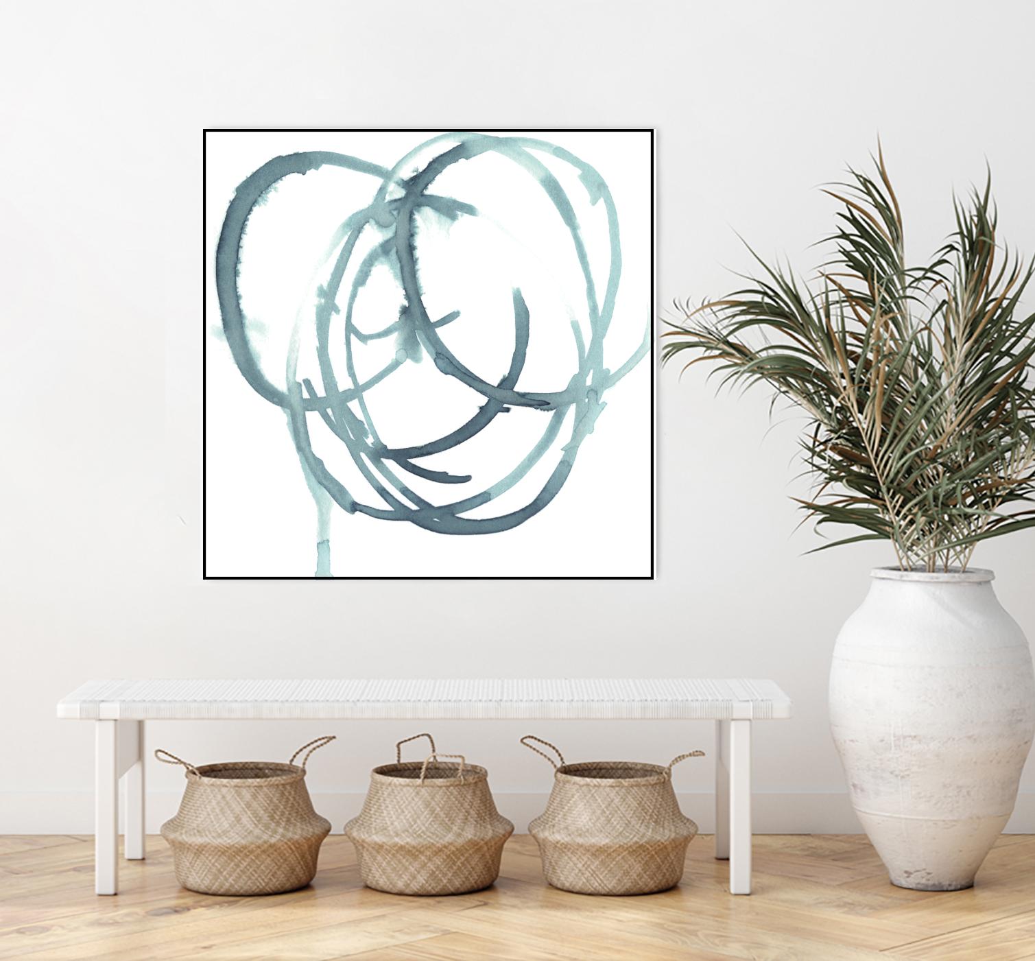 Dizzy I by Jennifer Paxton Parker on GIANT ART - green abstract