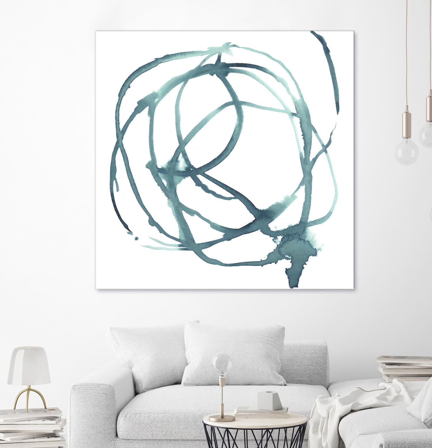 Dizzy II by Jennifer Paxton Parker on GIANT ART - green abstract