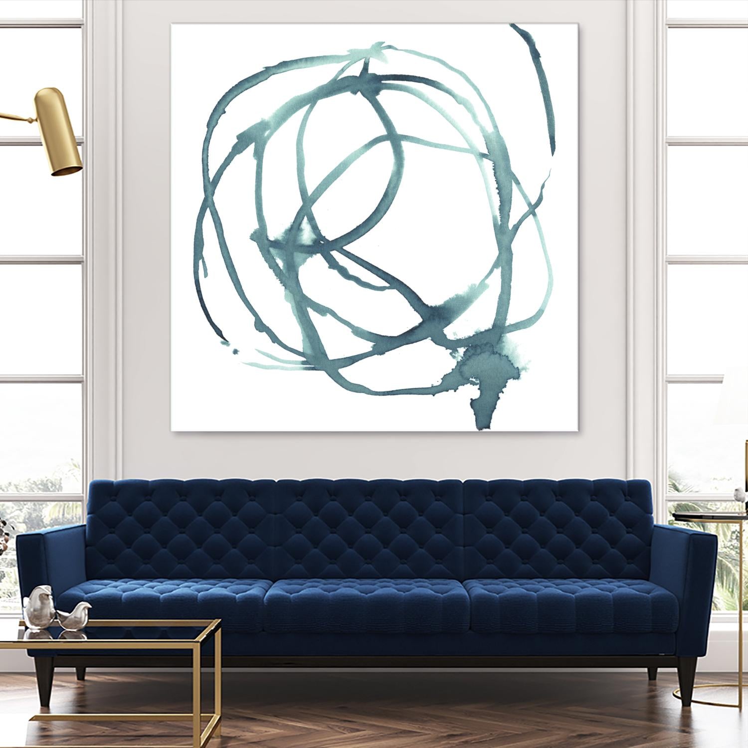 Dizzy II by Jennifer Paxton Parker on GIANT ART - green abstract