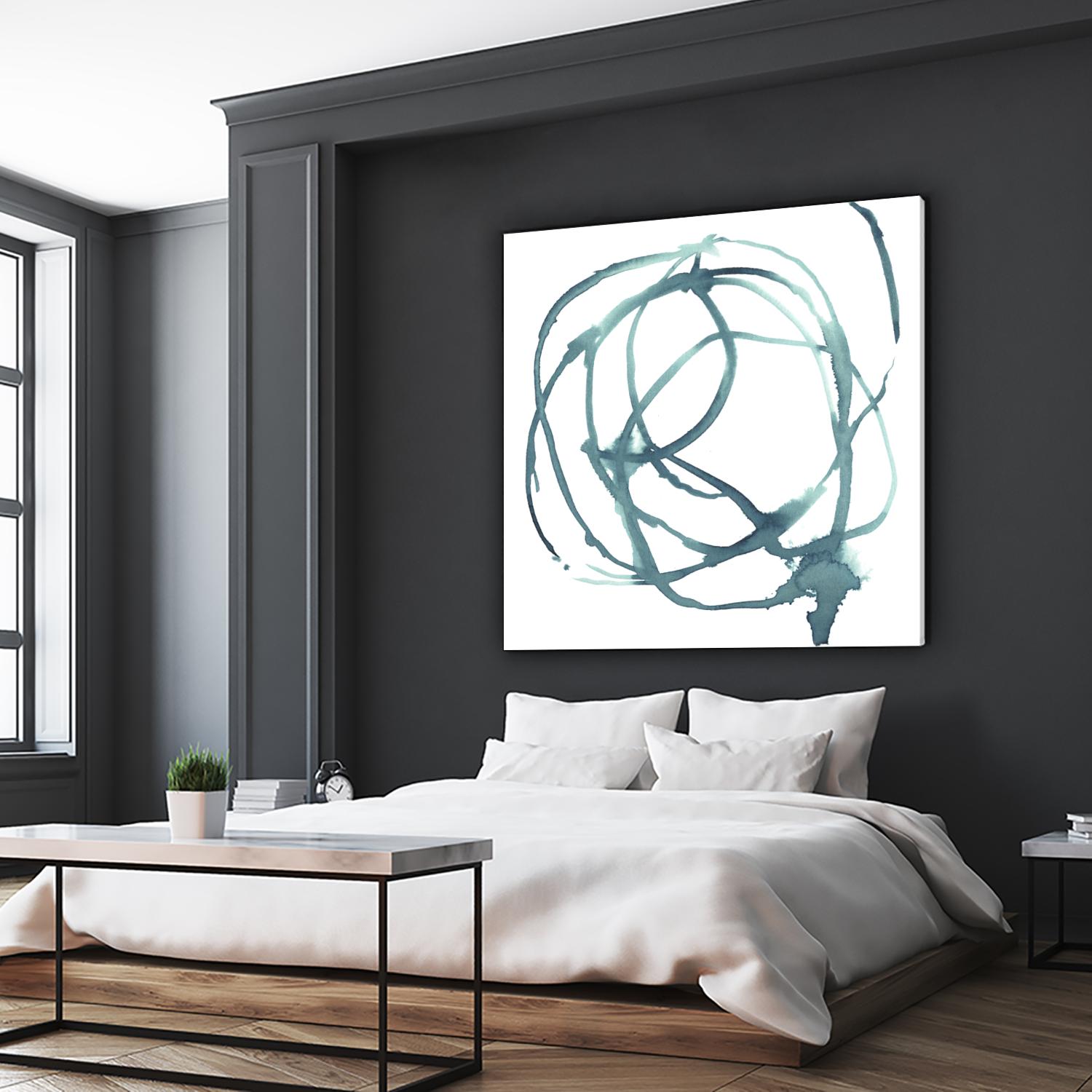 Dizzy II by Jennifer Paxton Parker on GIANT ART - green abstract