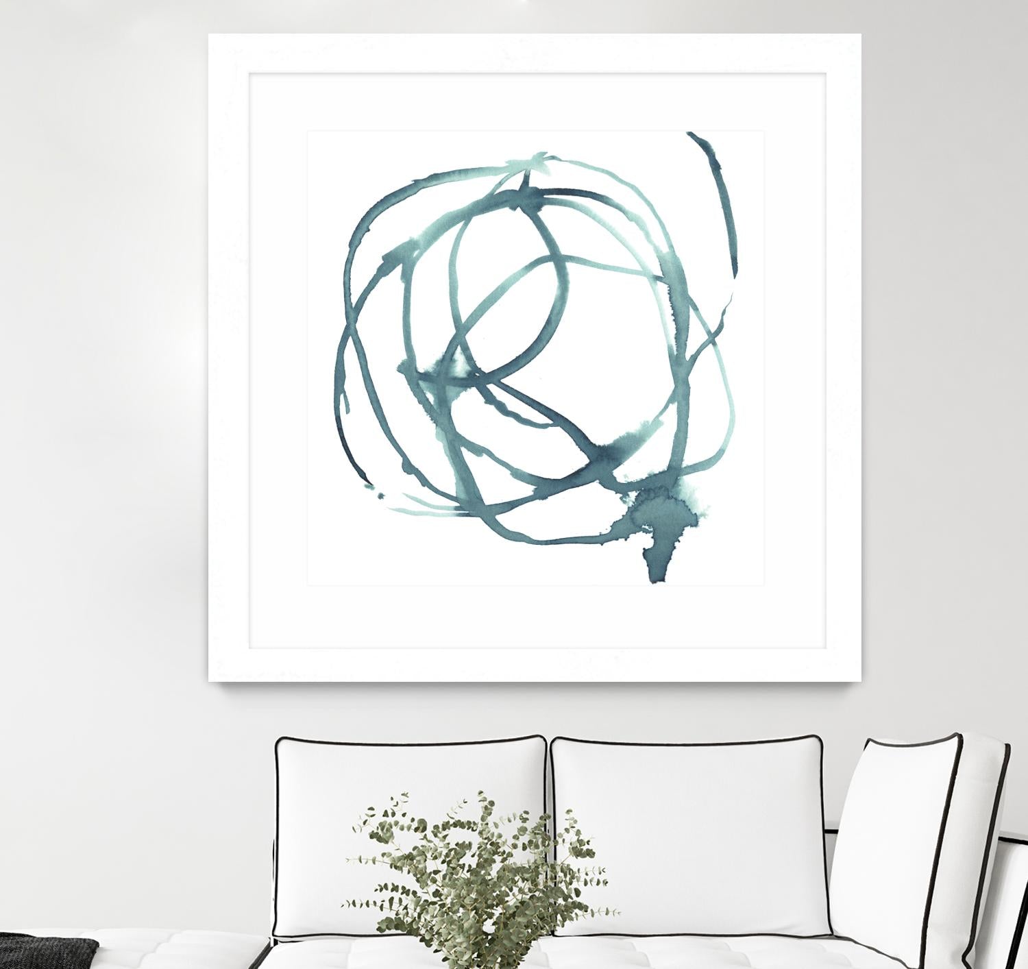 Dizzy II by Jennifer Paxton Parker on GIANT ART - green abstract