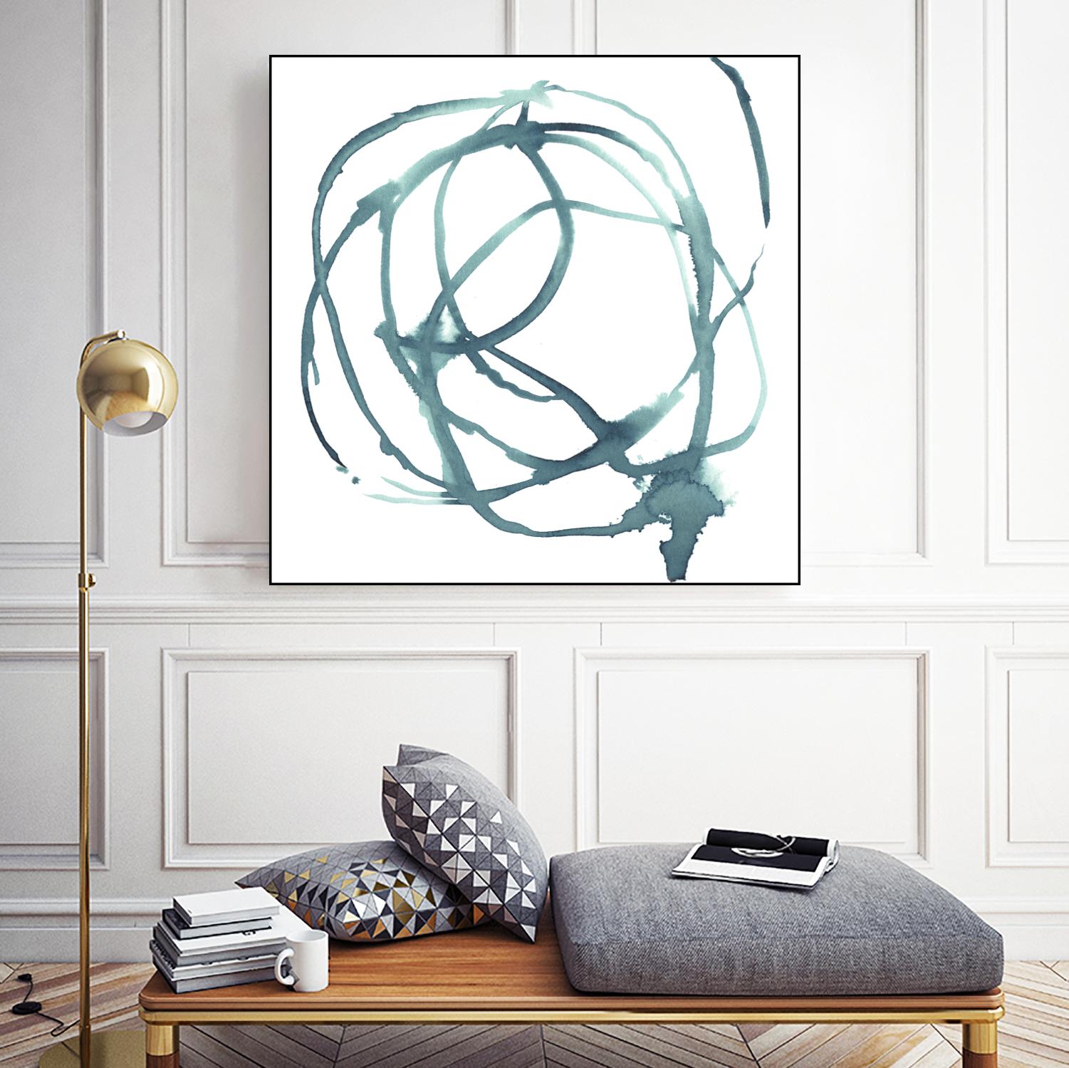 Dizzy II by Jennifer Paxton Parker on GIANT ART - green abstract