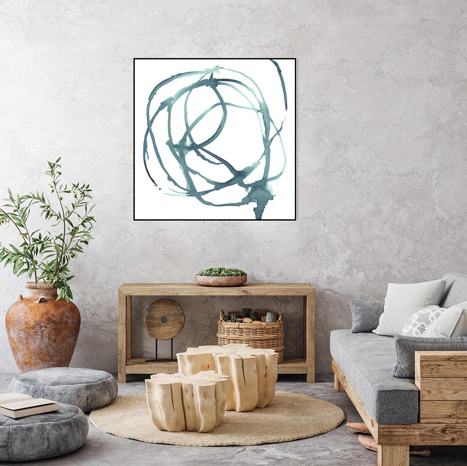 Dizzy II by Jennifer Paxton Parker on GIANT ART - green abstract