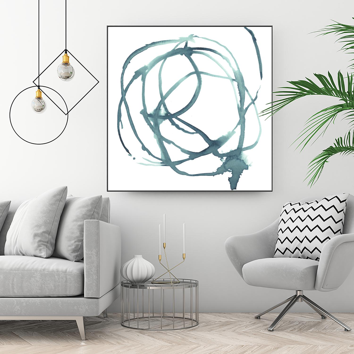 Dizzy II by Jennifer Paxton Parker on GIANT ART - green abstract