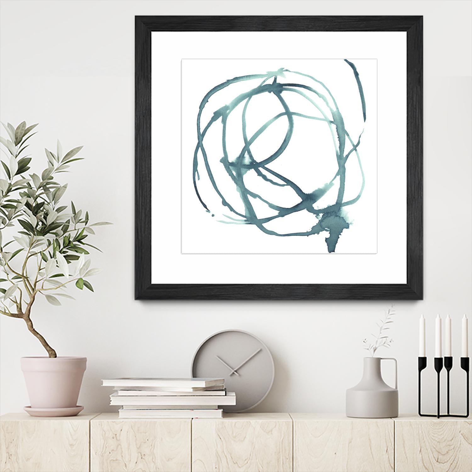 Dizzy II by Jennifer Paxton Parker on GIANT ART - green abstract