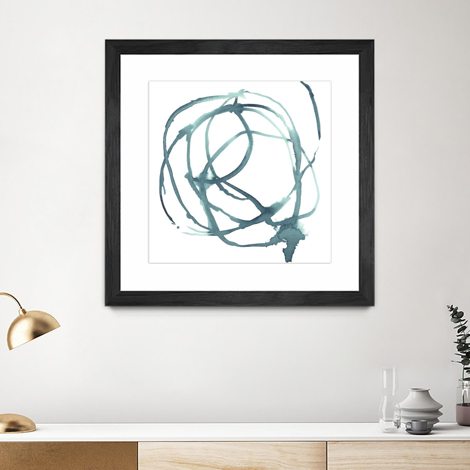 Dizzy II by Jennifer Paxton Parker on GIANT ART - green abstract