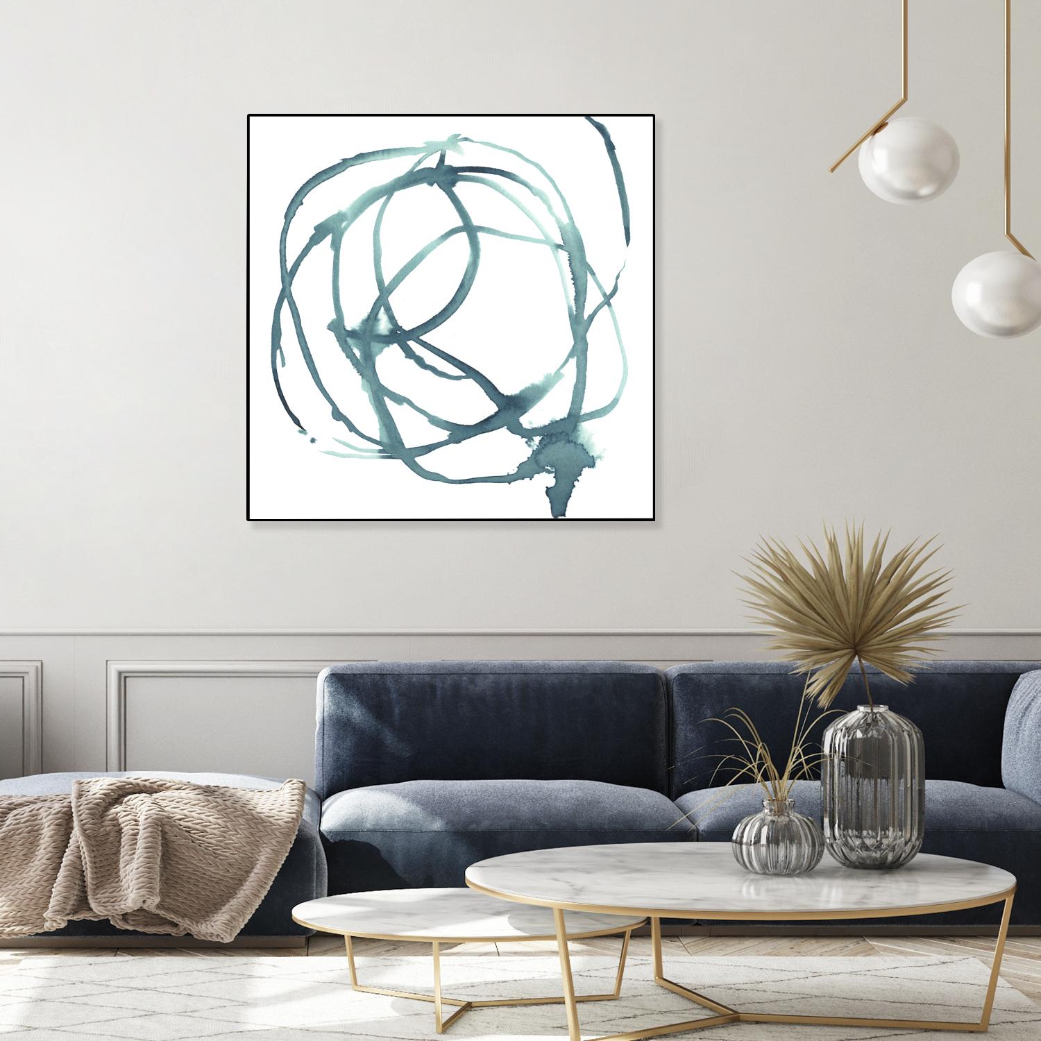 Dizzy II by Jennifer Paxton Parker on GIANT ART - green abstract