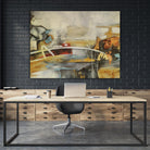 Composicion I by Gabriela Villarreal on GIANT ART - yellow abstract