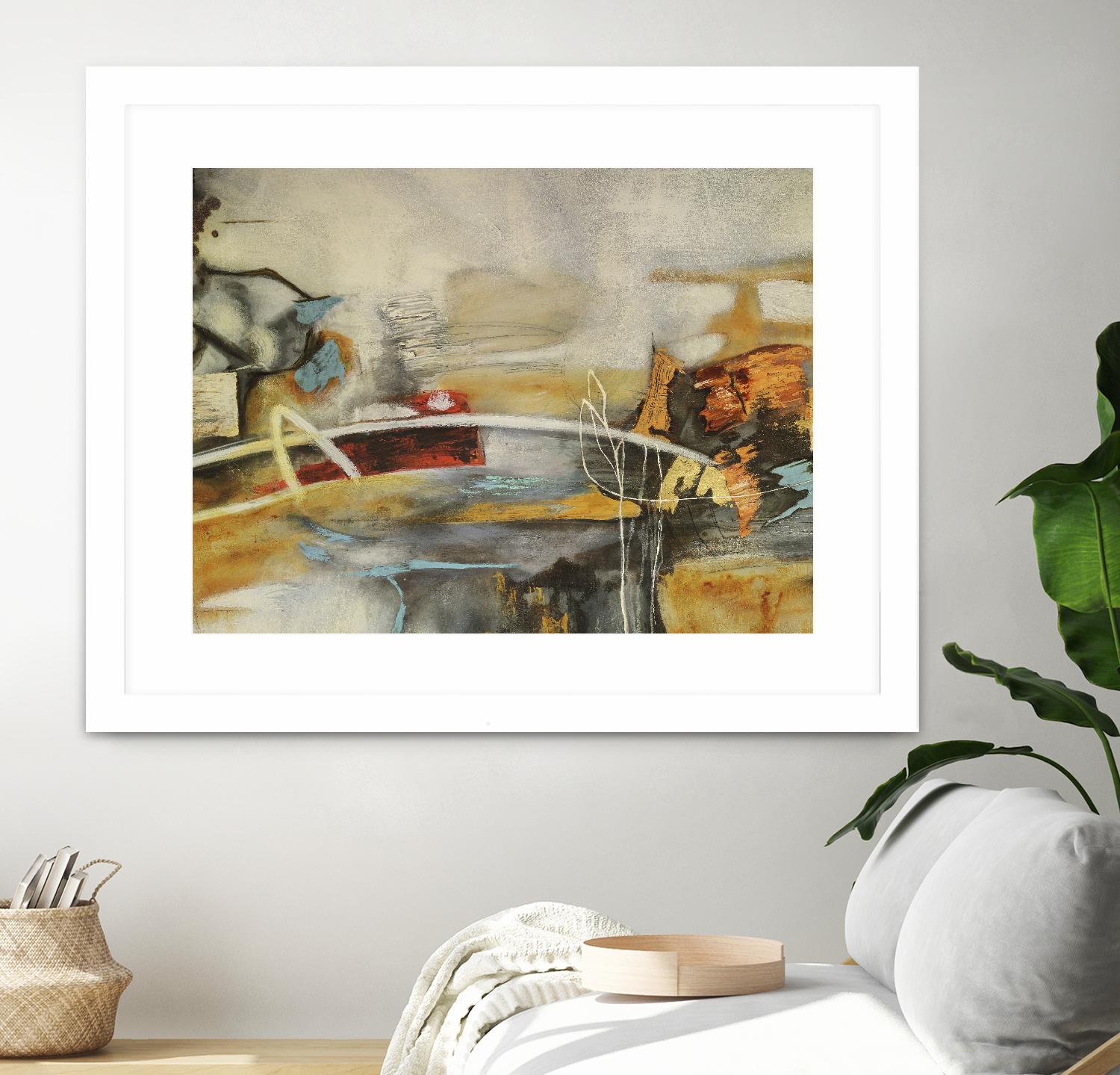 Composicion I by Gabriela Villarreal on GIANT ART - yellow abstract