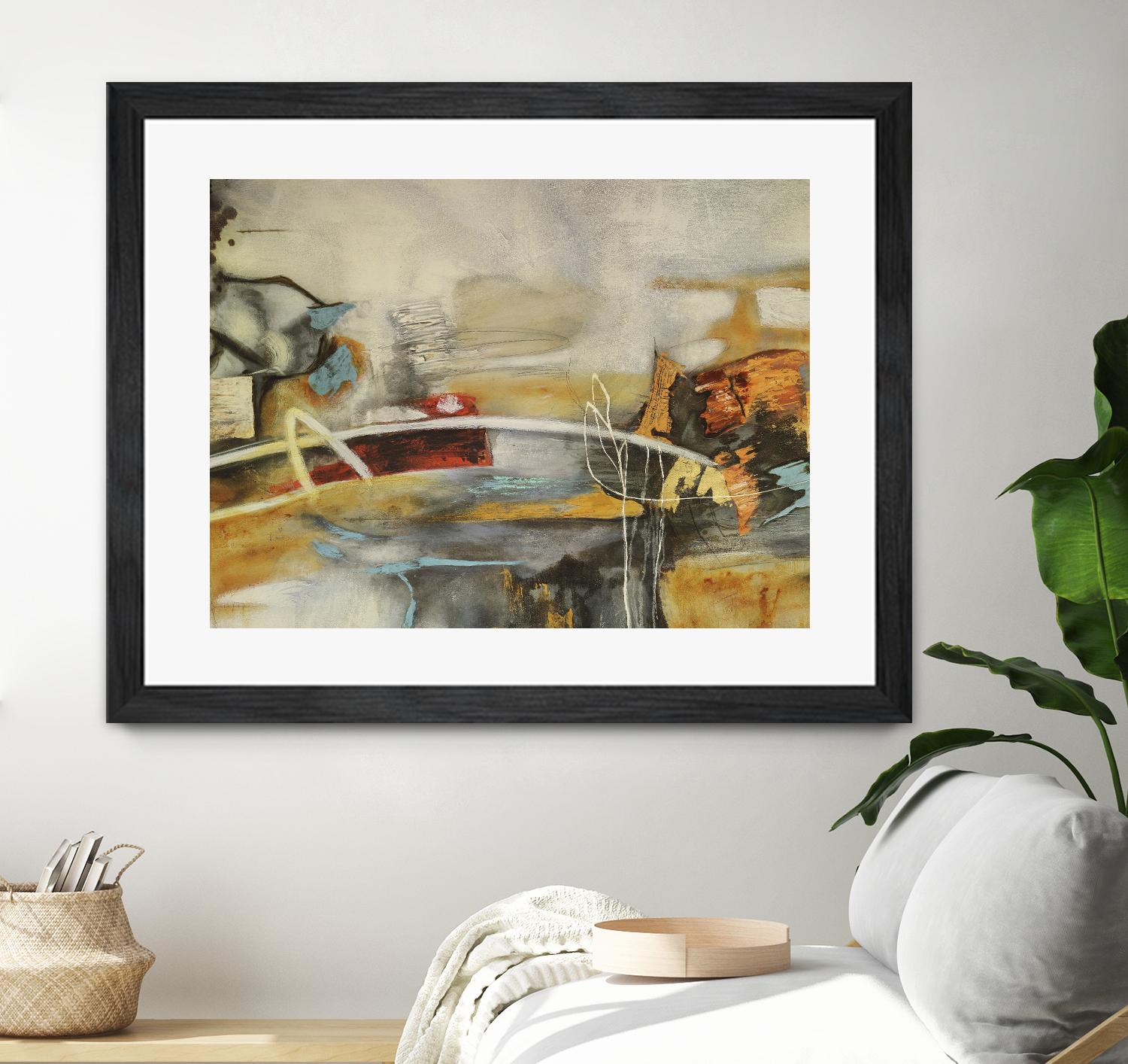 Composicion I by Gabriela Villarreal on GIANT ART - yellow abstract