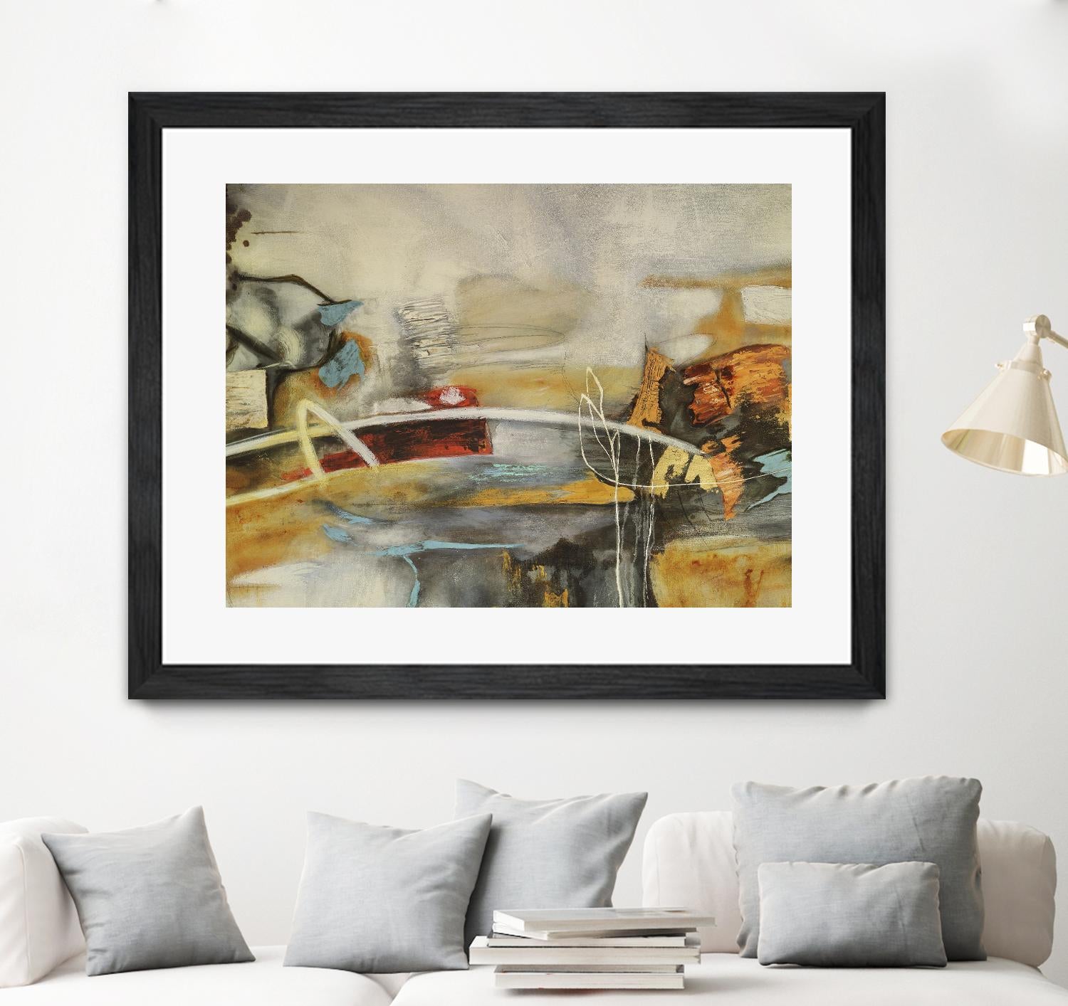 Composicion I by Gabriela Villarreal on GIANT ART - yellow abstract